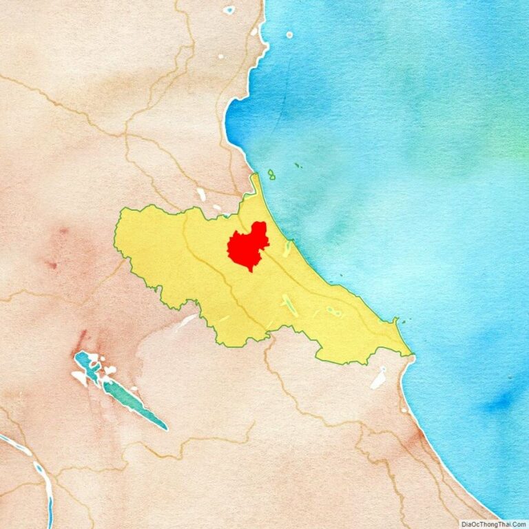 Bản đồ vị trí huyện Can Lộc
