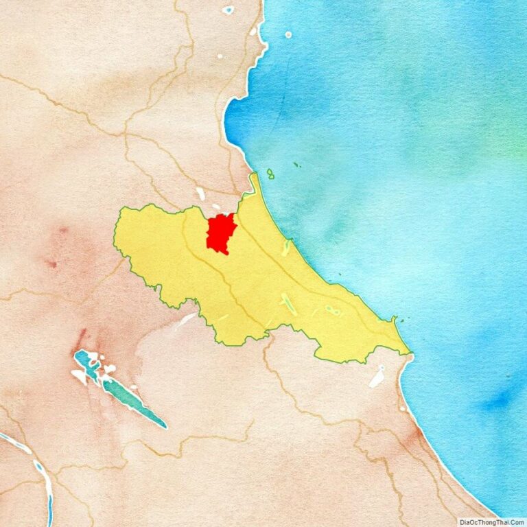 Bản đồ vị trí huyện Đức Thọ