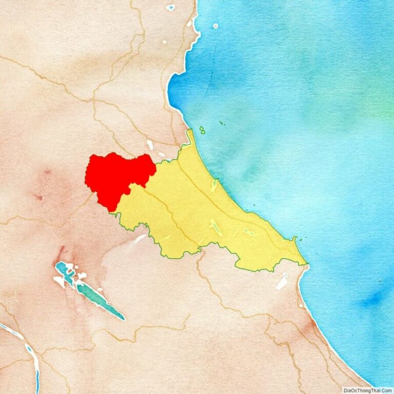 Bản đồ vị trí huyện Hương Sơn