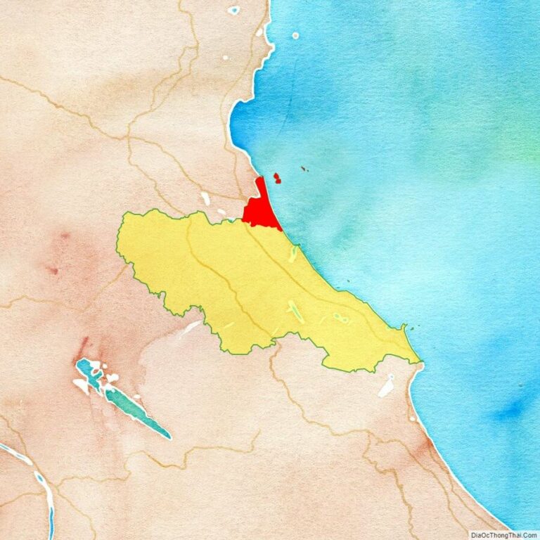 Bản đồ vị trí huyện Nghi Xuân