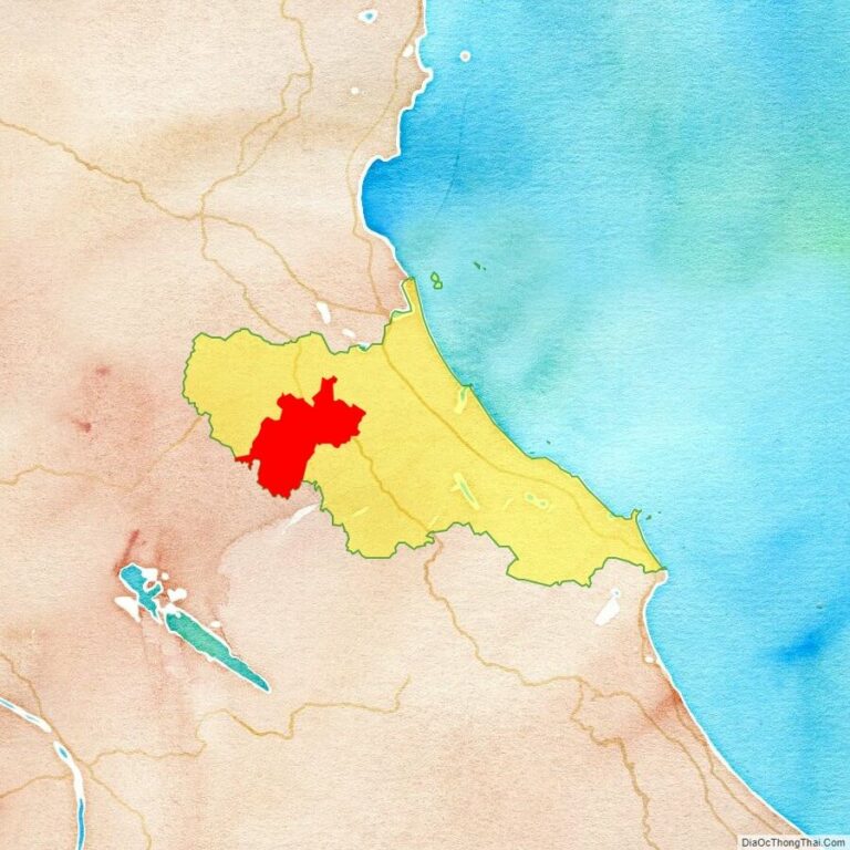 Bản đồ vị trí huyện Vũ Quang