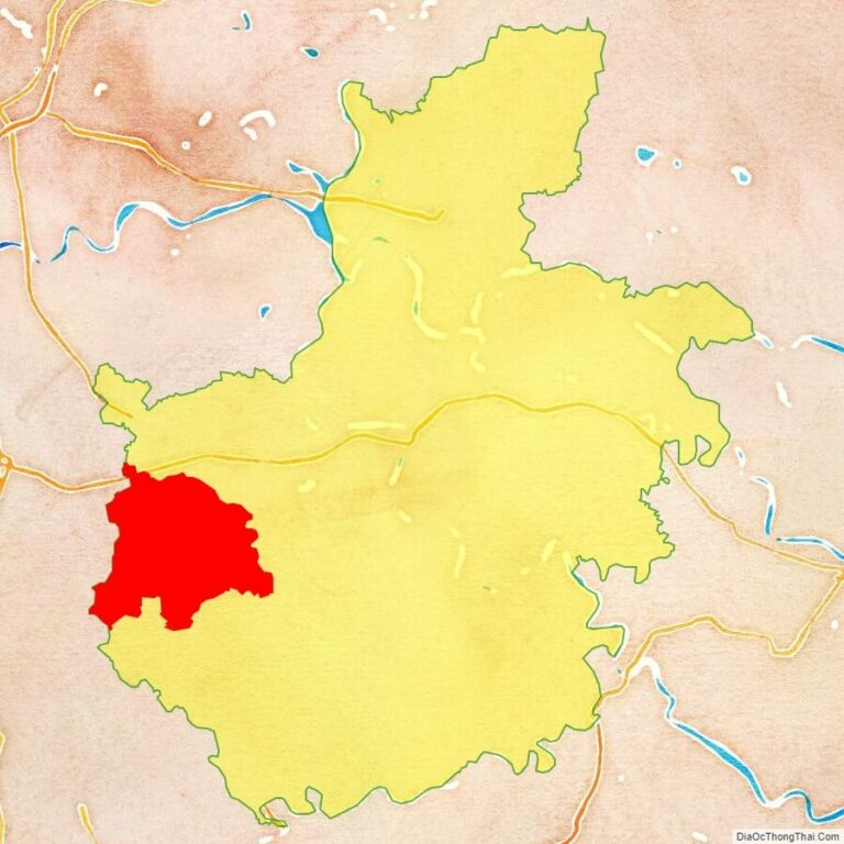 Bản đồ vị trí huyện Bình Giang