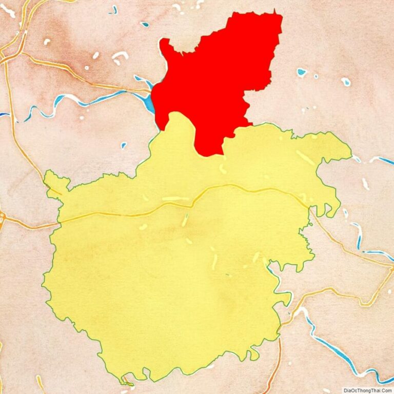 Bản đồ vị trí thành phố Chí Linh
