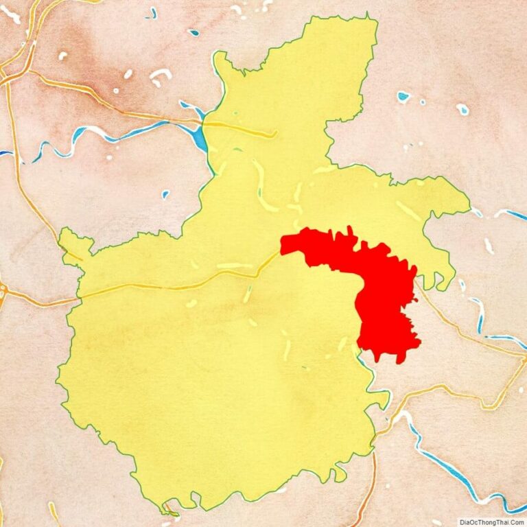 Bản đồ vị trí huyện Kim Thành
