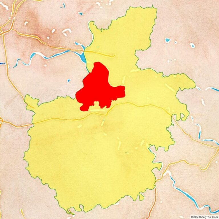 Bản đồ vị trí huyện Nam Sách