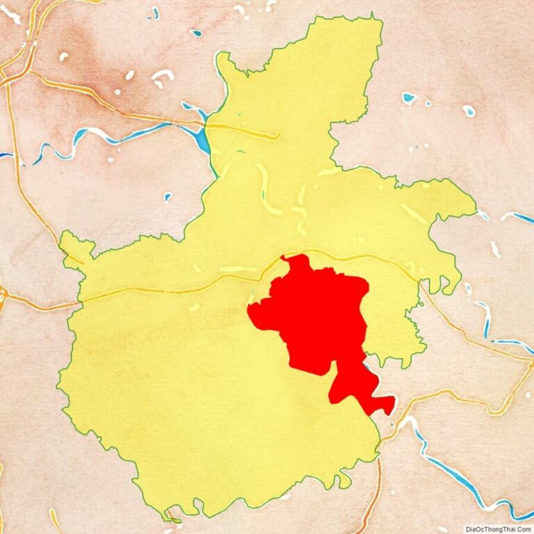 Bản đồ vị trí huyện Thanh Hà