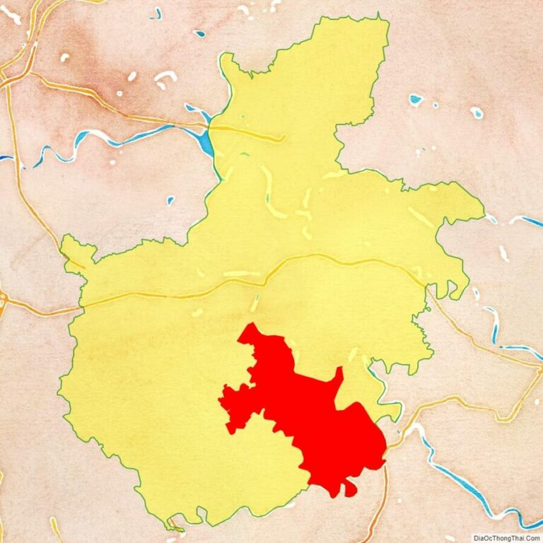 Bản đồ vị trí huyện Tứ Kỳ