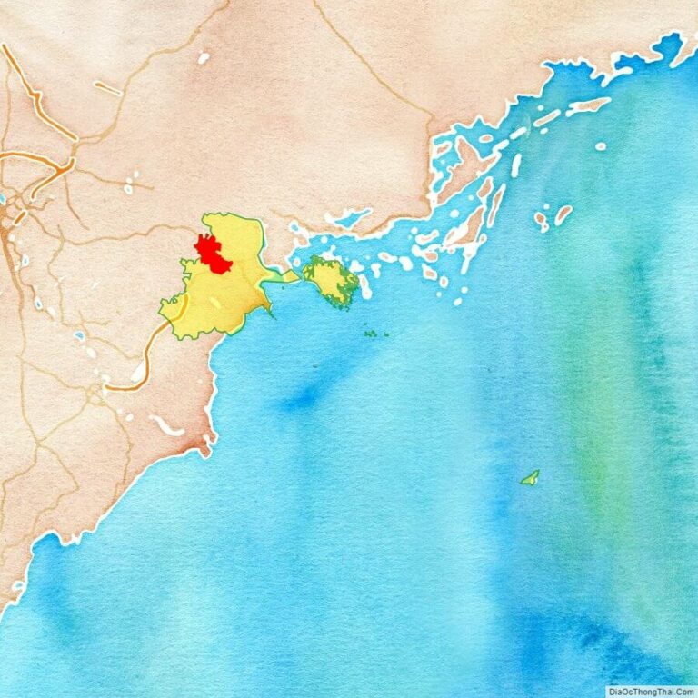 Bản đồ vị trí huyện An Dương