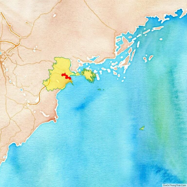 Bản đồ vị trí quận Dương Kinh