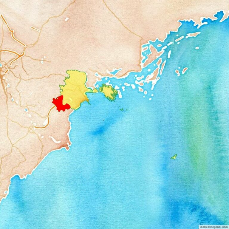 Bản đồ vị trí huyện Vĩnh Bảo