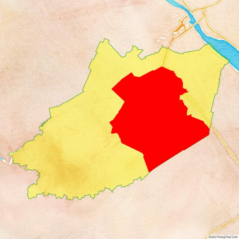 Bản đồ vị trí huyện Phụng Hiệp