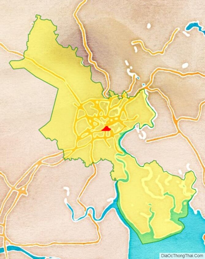 Bản đồ vị trí quận 4