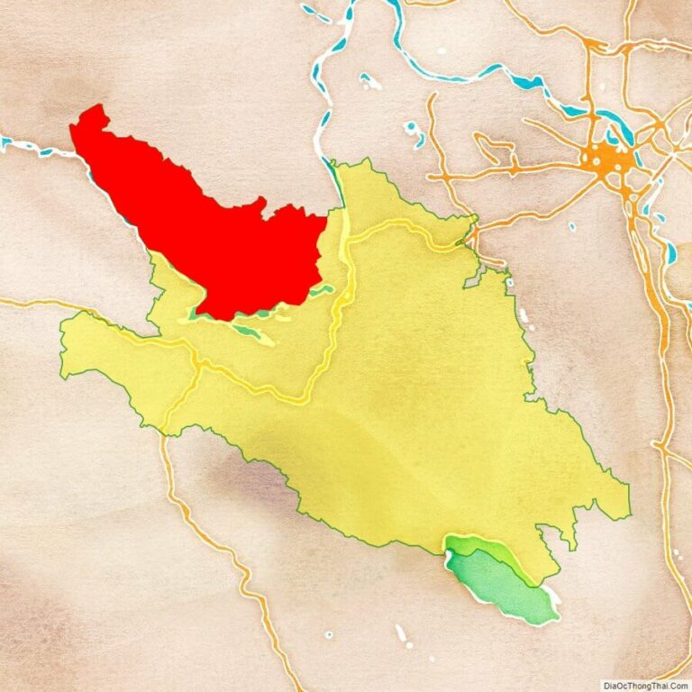 Bản đồ vị trí huyện Đà Bắc