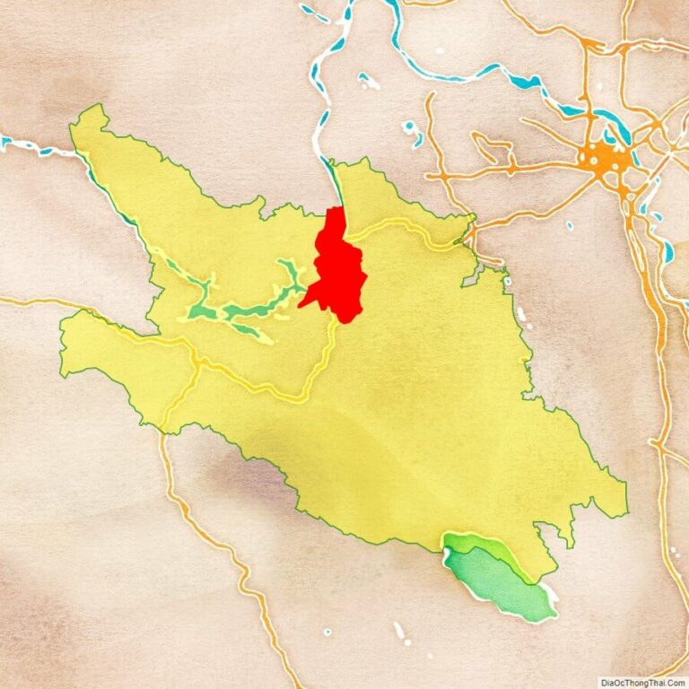 Hoa Binh location map