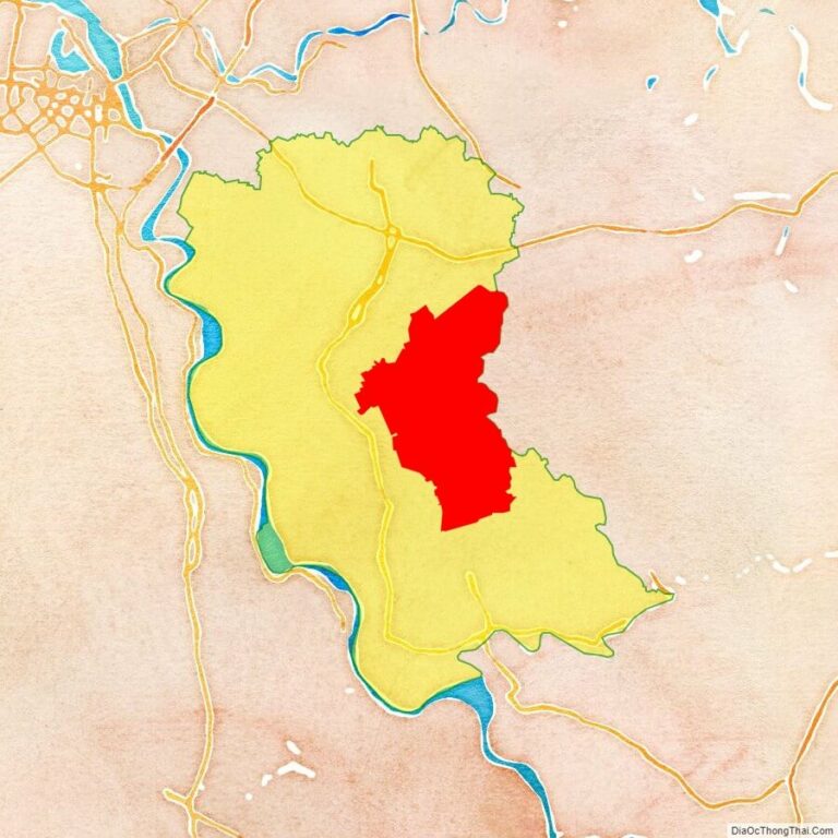 Bản đồ vị trí huyện Ân Thi