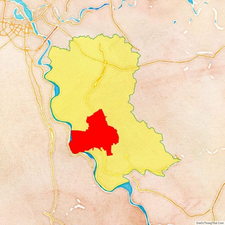 Bản đồ vị trí huyện Kim Động