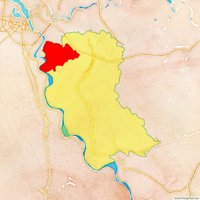 Bản đồ vị trí huyện Văn Giang
