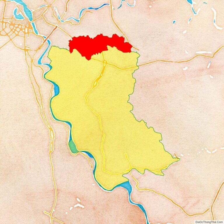 Bản đồ vị trí huyện Văn Lâm