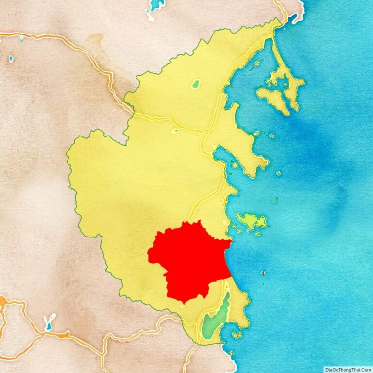 Bản đồ vị trí huyện Cam Lâm