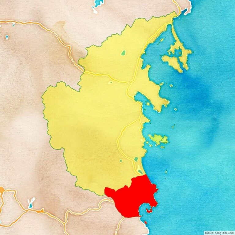 Bản đồ vị trí thành phố Cam Ranh