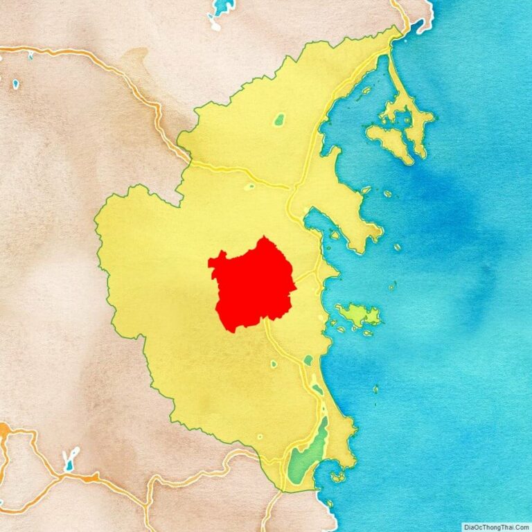 Bản đồ vị trí huyện Diên Khánh