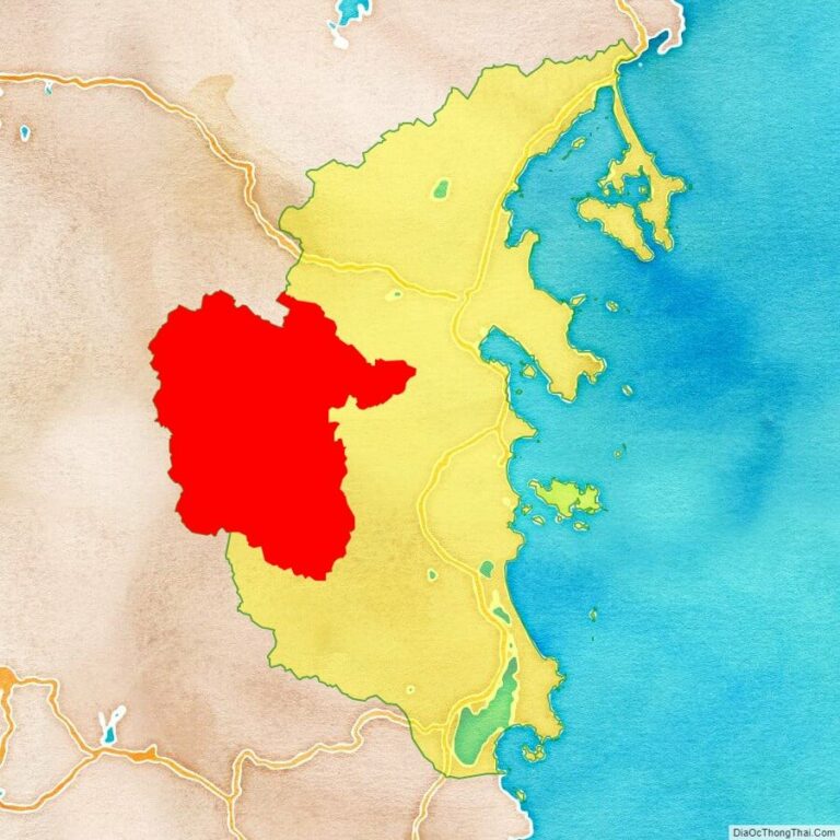 Bản đồ vị trí huyện Khánh Vĩnh