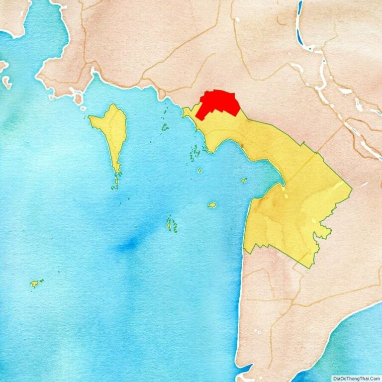Bản đồ vị trí huyện Giang Thành