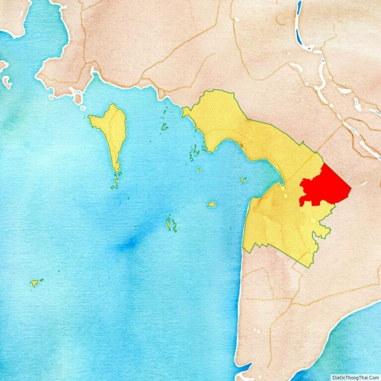 Bản đồ vị trí huyện Giồng Riềng