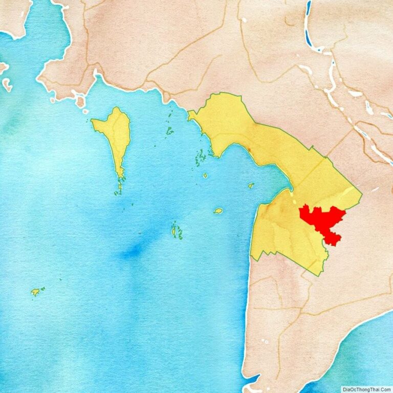 Bản đồ vị trí huyện Gò Quao