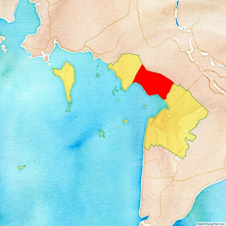 Bản đồ vị trí huyện Hòn Đất