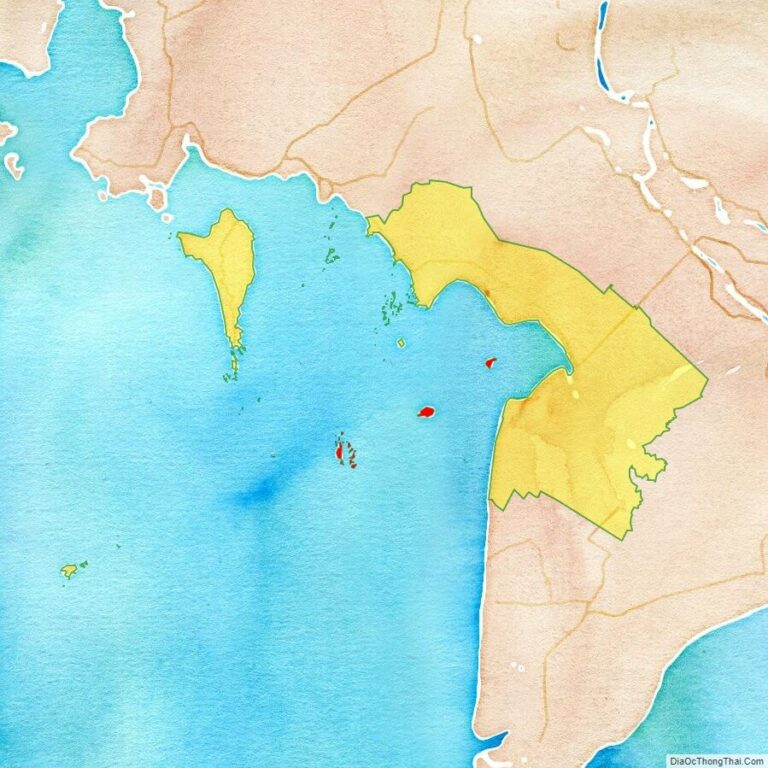 Bản đồ vị trí huyện Kiên Hải