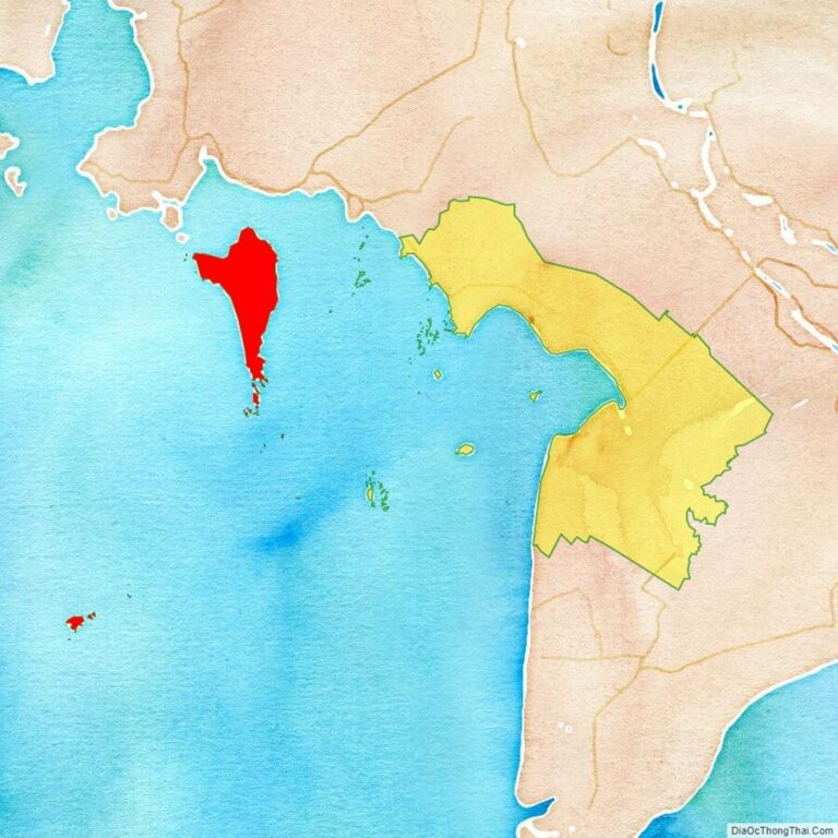 Bản đồ vị trí huyện Phú Quốc
