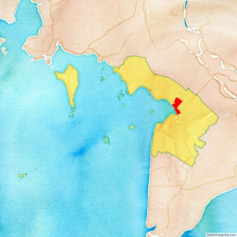 Bản đồ vị trí thành phố Rạch Giá