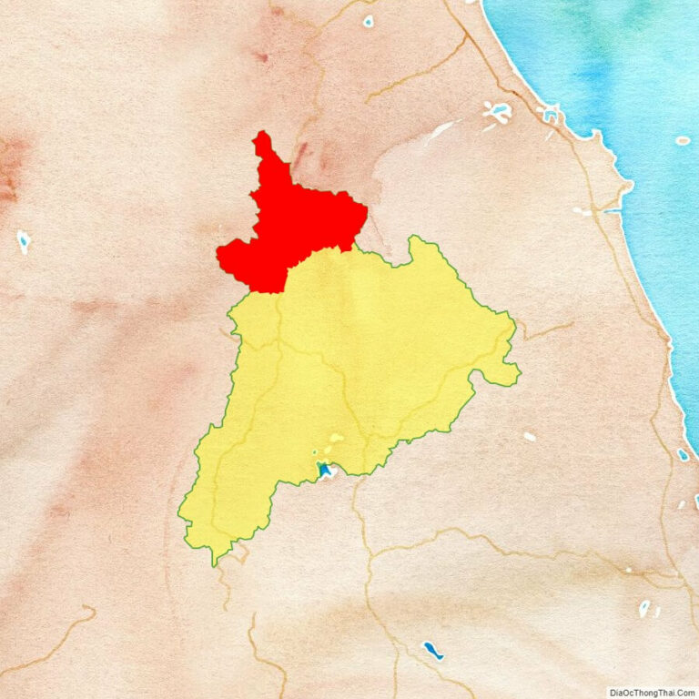 Bản đồ vị trí huyện Đắk Glei