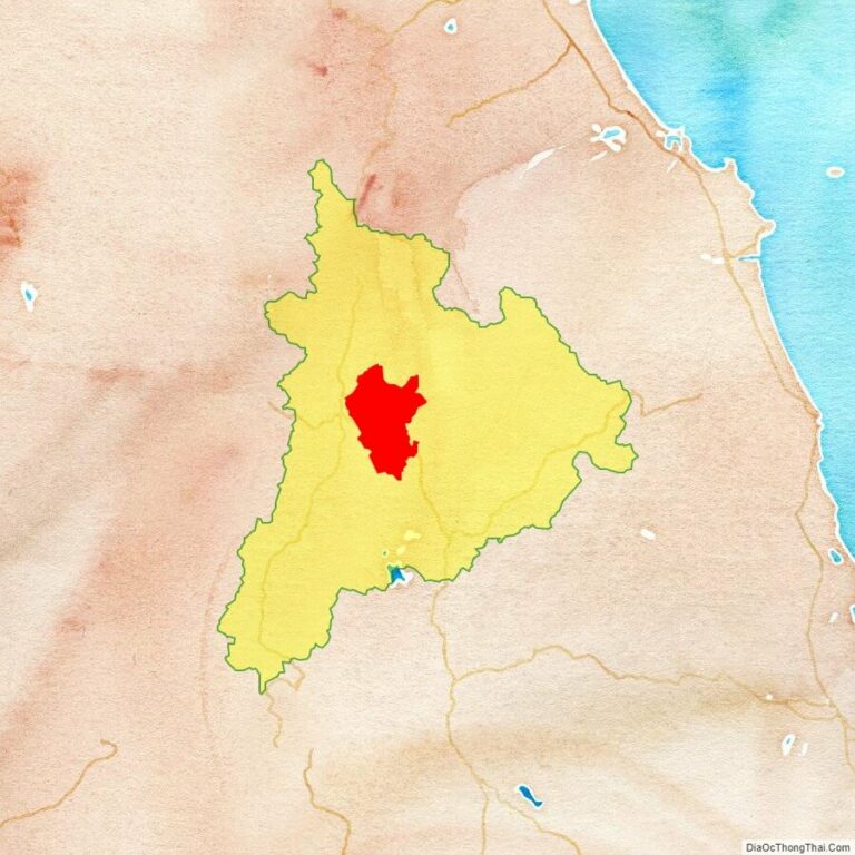 Bản đồ vị trí huyện Đắk Tô