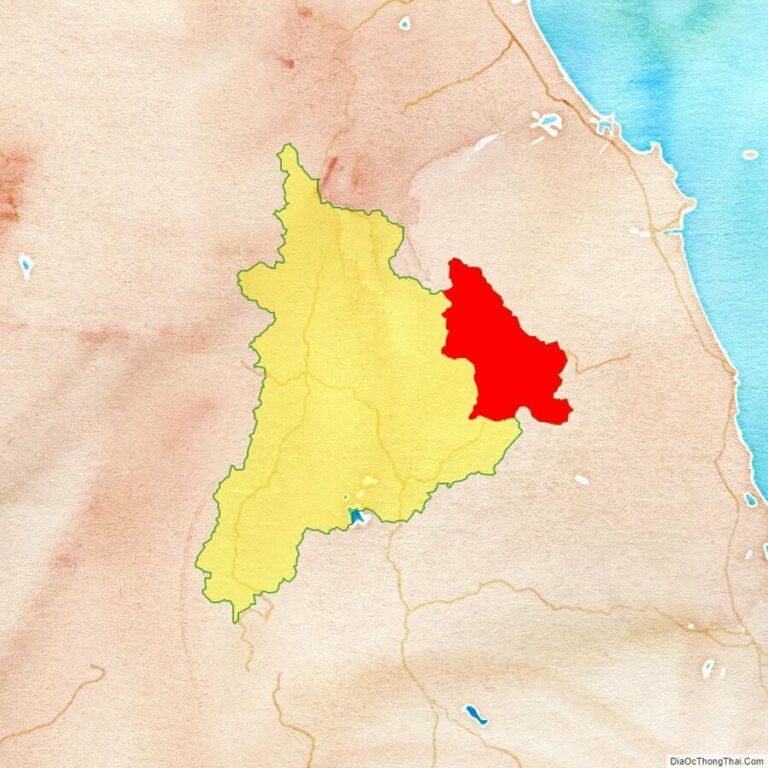 Bản đồ vị trí huyện Kon Plông