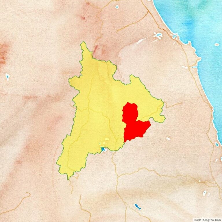 Bản đồ vị trí huyện Kon Rẫy