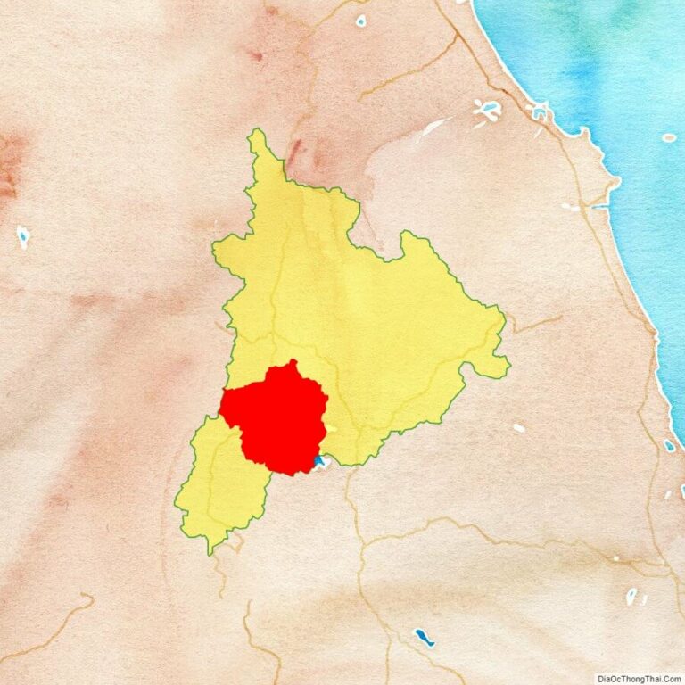 Bản đồ vị trí huyện Sa Thầy