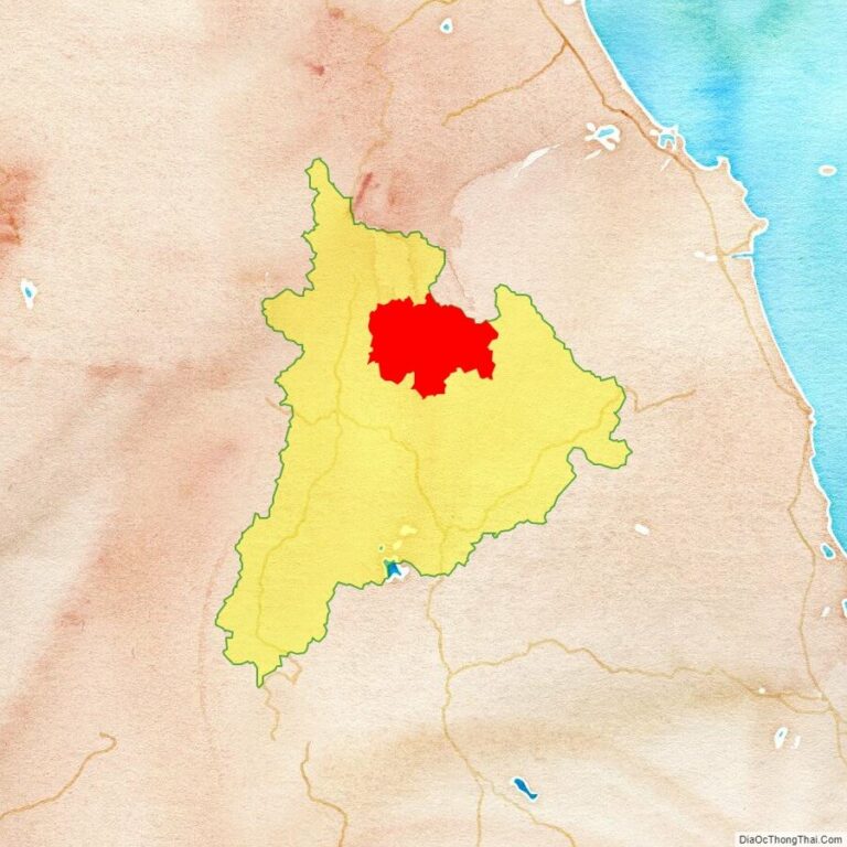 Bản đồ vị trí huyện Tu Mơ Rông