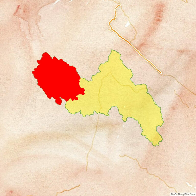 Bản đồ vị trí huyện Mường Tè