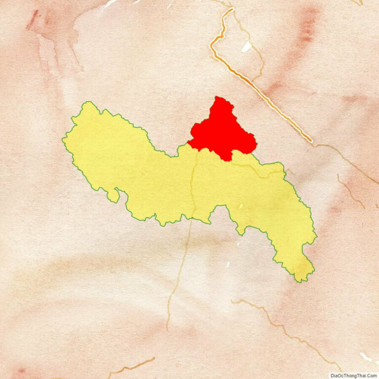 Bản đồ vị trí huyện Phong Thổ