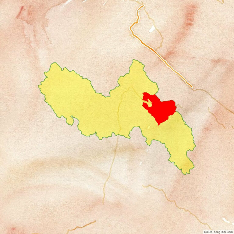 Bản đồ vị trí huyện Tam Đường