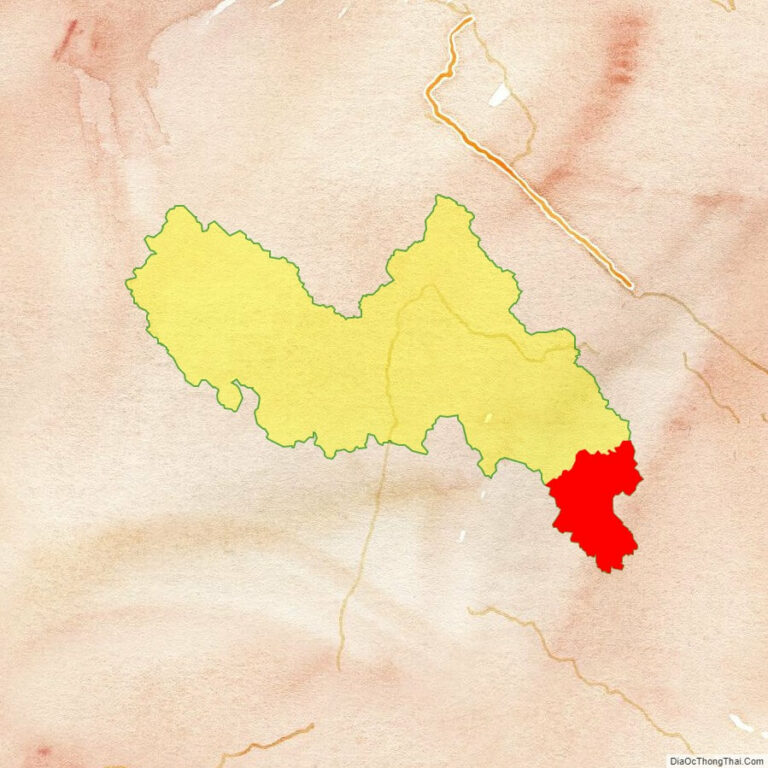 Bản đồ vị trí huyện Than Uyên