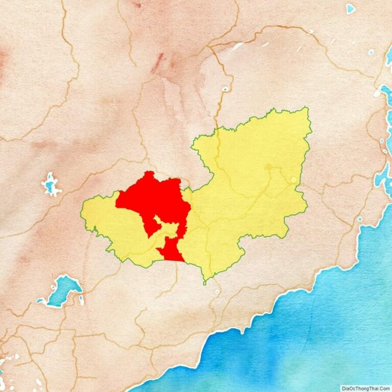 Bản đồ vị trí huyện Bảo Lâm