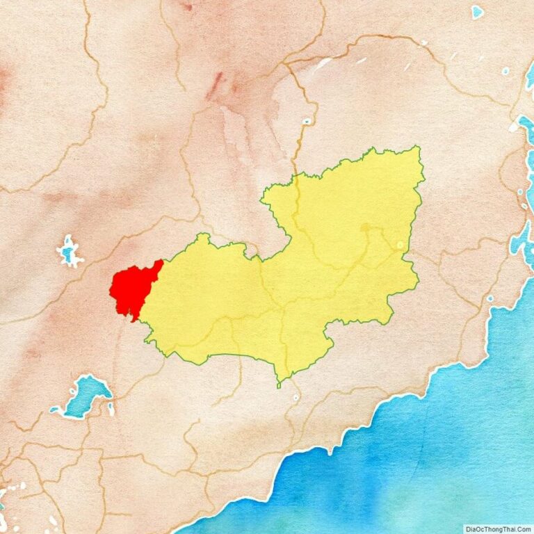 Bản đồ vị trí huyện Cát Tiên
