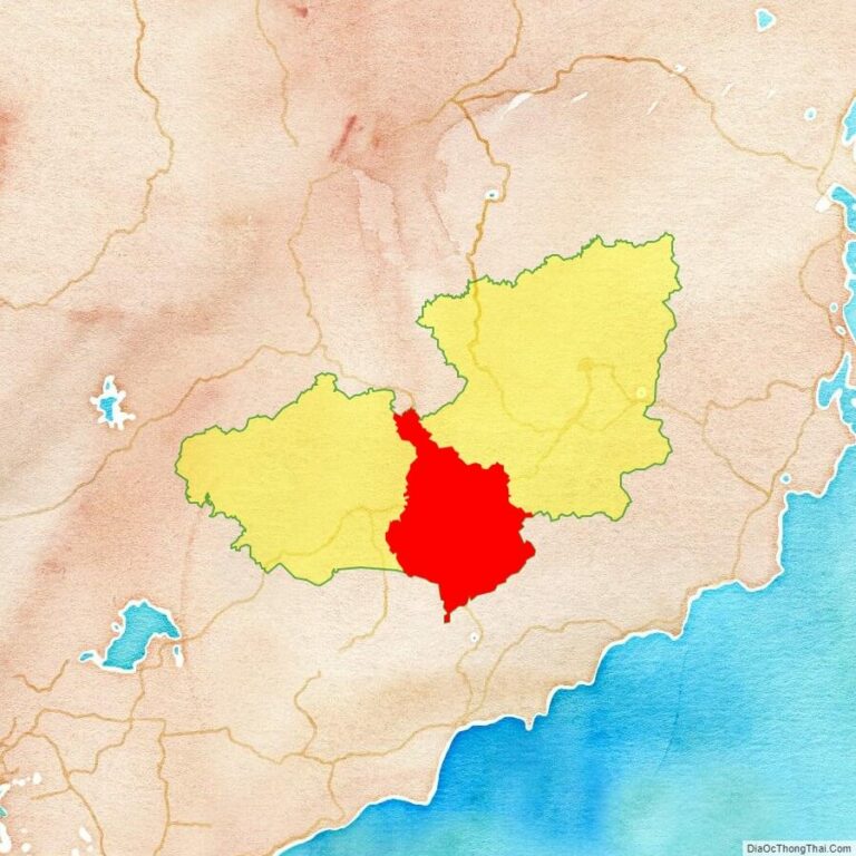 Bản đồ vị trí huyện Di Linh