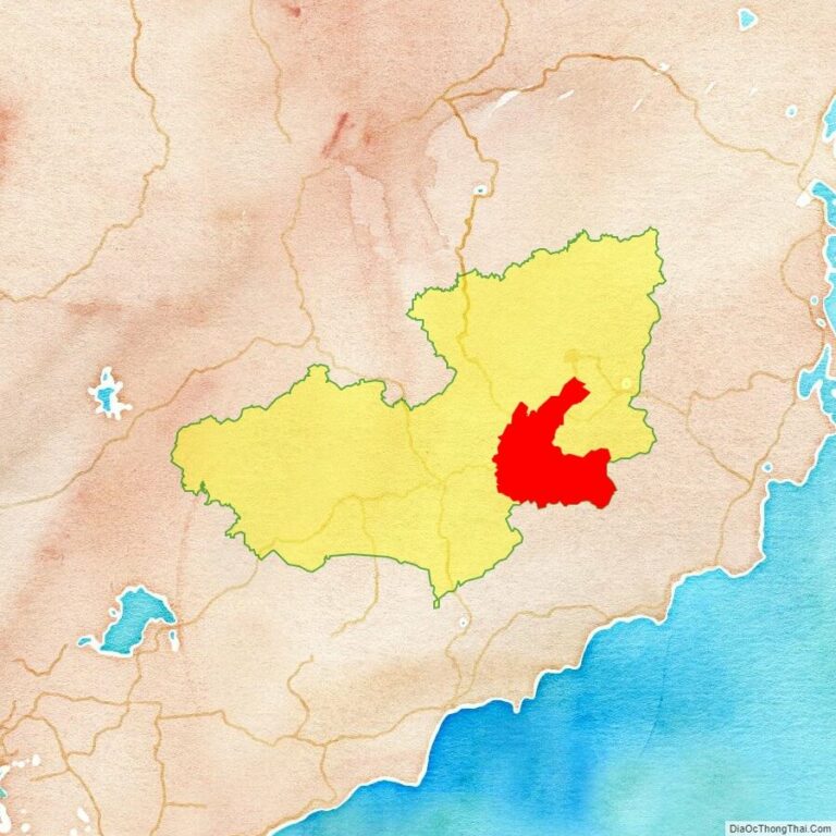 Bản đồ vị trí huyện Đức Trọng