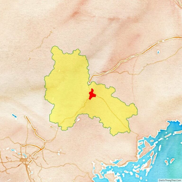 Bản đồ vị trí thành phố Lạng Sơn