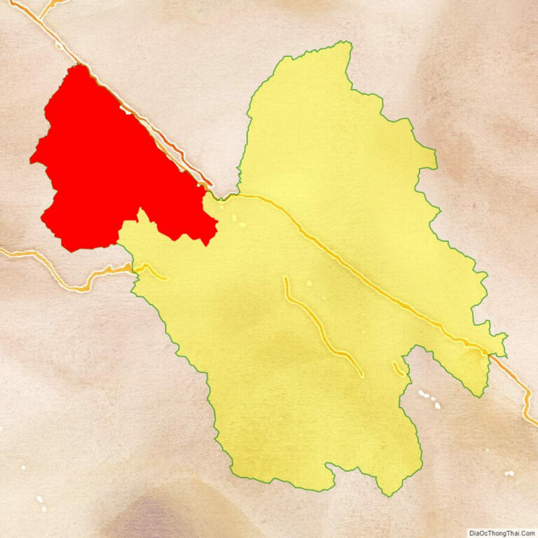 Bản đồ vị trí huyện Bát Xát