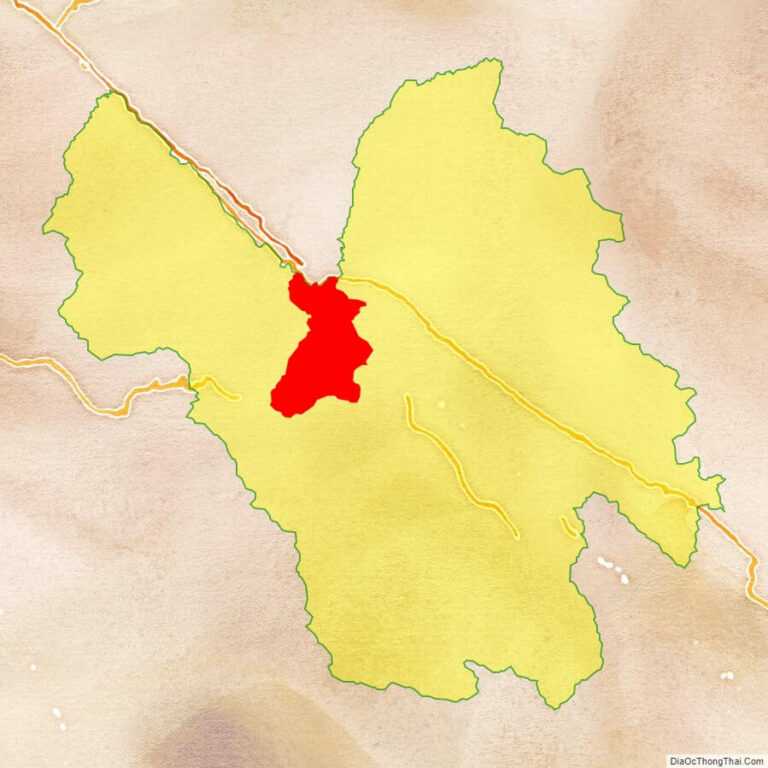 Bản đồ vị trí thành phố Lào Cai